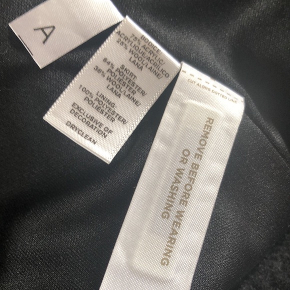 Sequin and wool blend thick jersey jumper dress 6. (M-L) - Picture 9 of 10